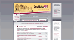 Desktop Screenshot of jobnetz24.de