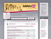Tablet Screenshot of jobnetz24.de